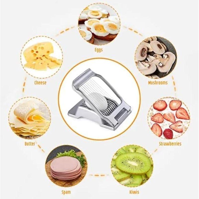 Stainless Steel Egg Slicer Dishwasher Safe High Performance Aluminum Egg Slicer Egg Slicer Egg Slicer Egg Slicer HJ 2