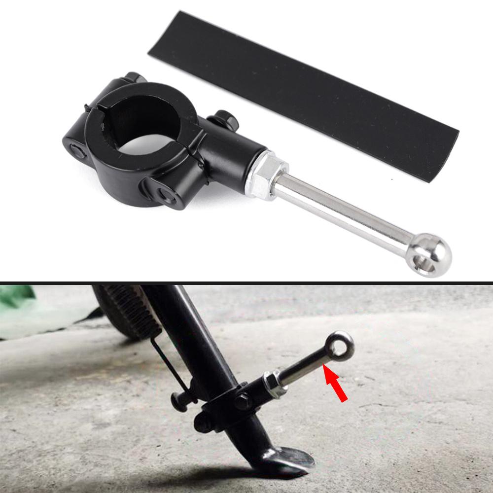 Pomocný nástroj pro prodloužení bočního stojanu motocyklu pro univerzální stojan 20 mm-23 mm