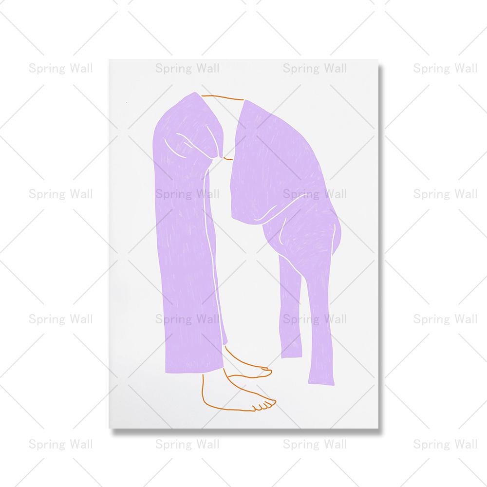 Simple Nordic Poster Not Today Colorful Hanging In There Canvas Print Painting Wall Picture Art Bedroom Living Room Home Decor