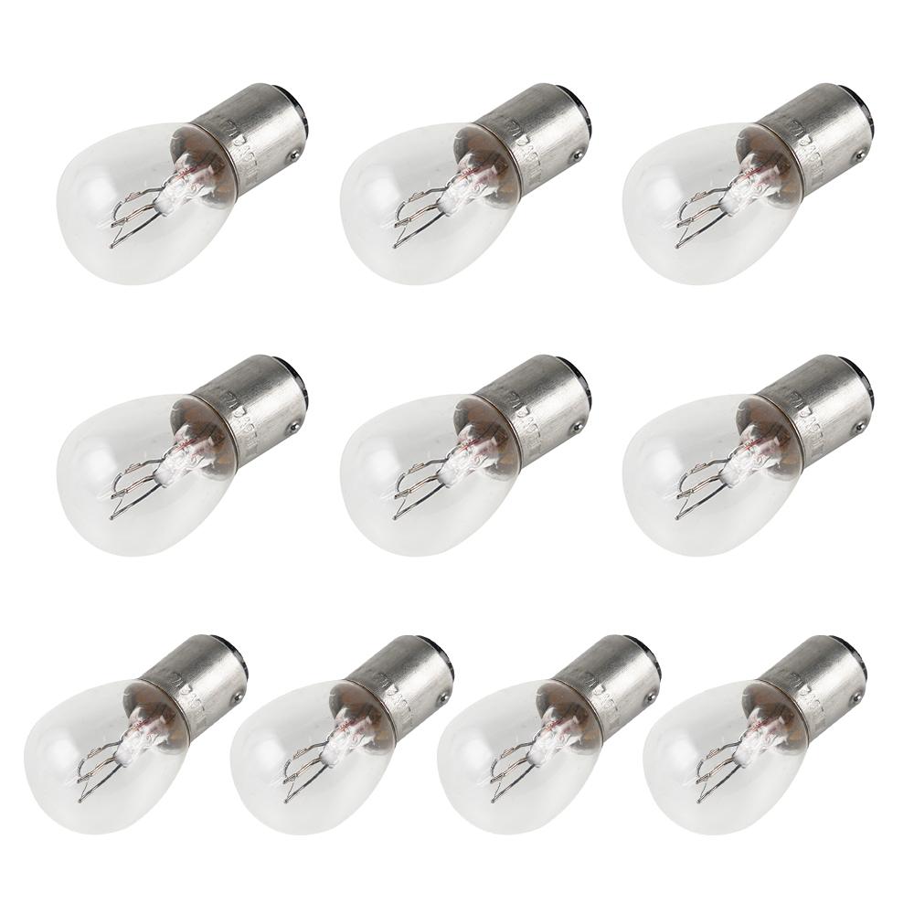 10pcs 6V 5/21W 1154 Light Bulb Motorcycle Brake Lights Taillight Bulbs for Yamaha TT AT CT DT JT IT MX 100 125 175 200 250 350