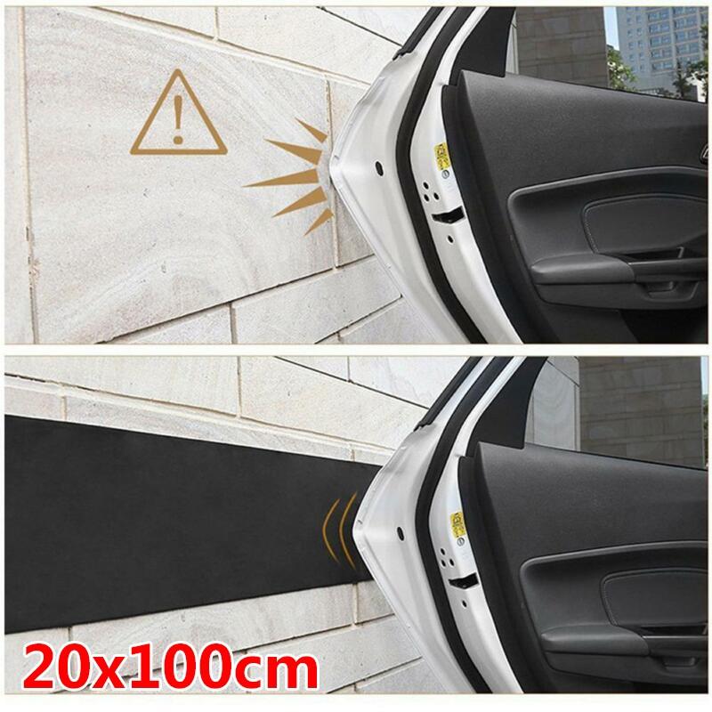 Car Door Protector Strip Garage Rubber Foam Wall Guard Bumper 100×20CM×6MM