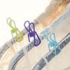 10pcs Nail Extension Gel Mold & Fixing Clip Set
