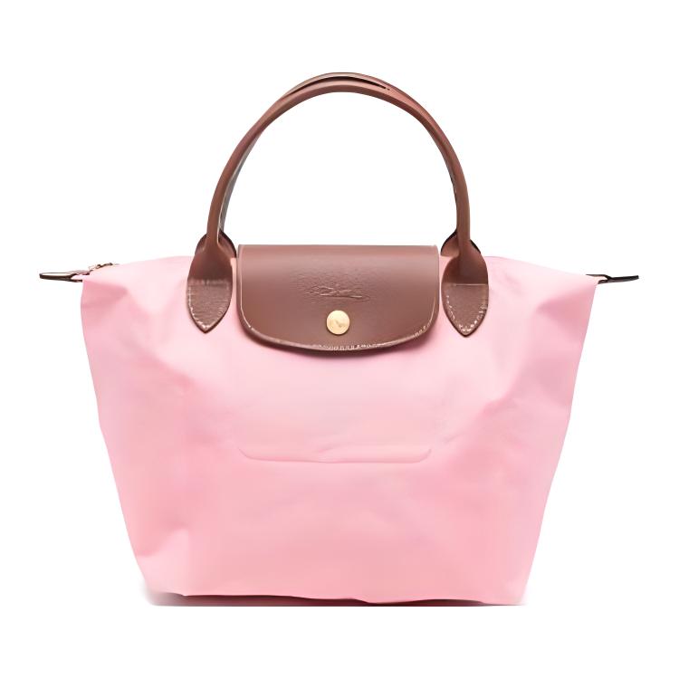 

Longchamp Le Pliage Original Тканевая сумка-тоут с принтованным логотипом и золотой кнопкой Маленькая женская сумка-тоут Хлопковая конфета L1621089P92 Shopping Bag Set(Basic Set+Shopping Bag)