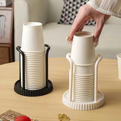 Kitchen Paper Cup Holder Disposables Cups Picker Multifunctional Desktop Cup Storage Rack Household Coffee Cup Holder for Home