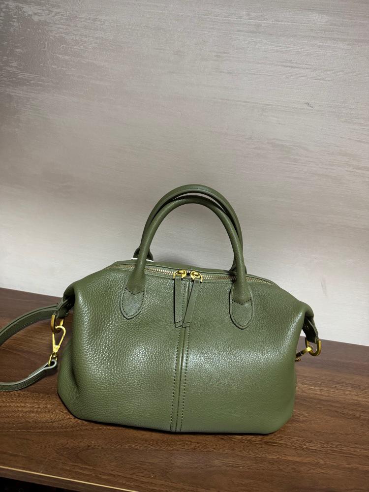 Women's Genuine Leather Soft Cowhide Handbag and Shoulder Bag