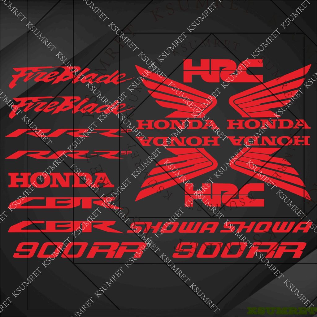 JIB3 For Honda Fireblade Motorcycle Stickers CBR900RR RR-R SP HRC Racing Logo Decal Waterproof