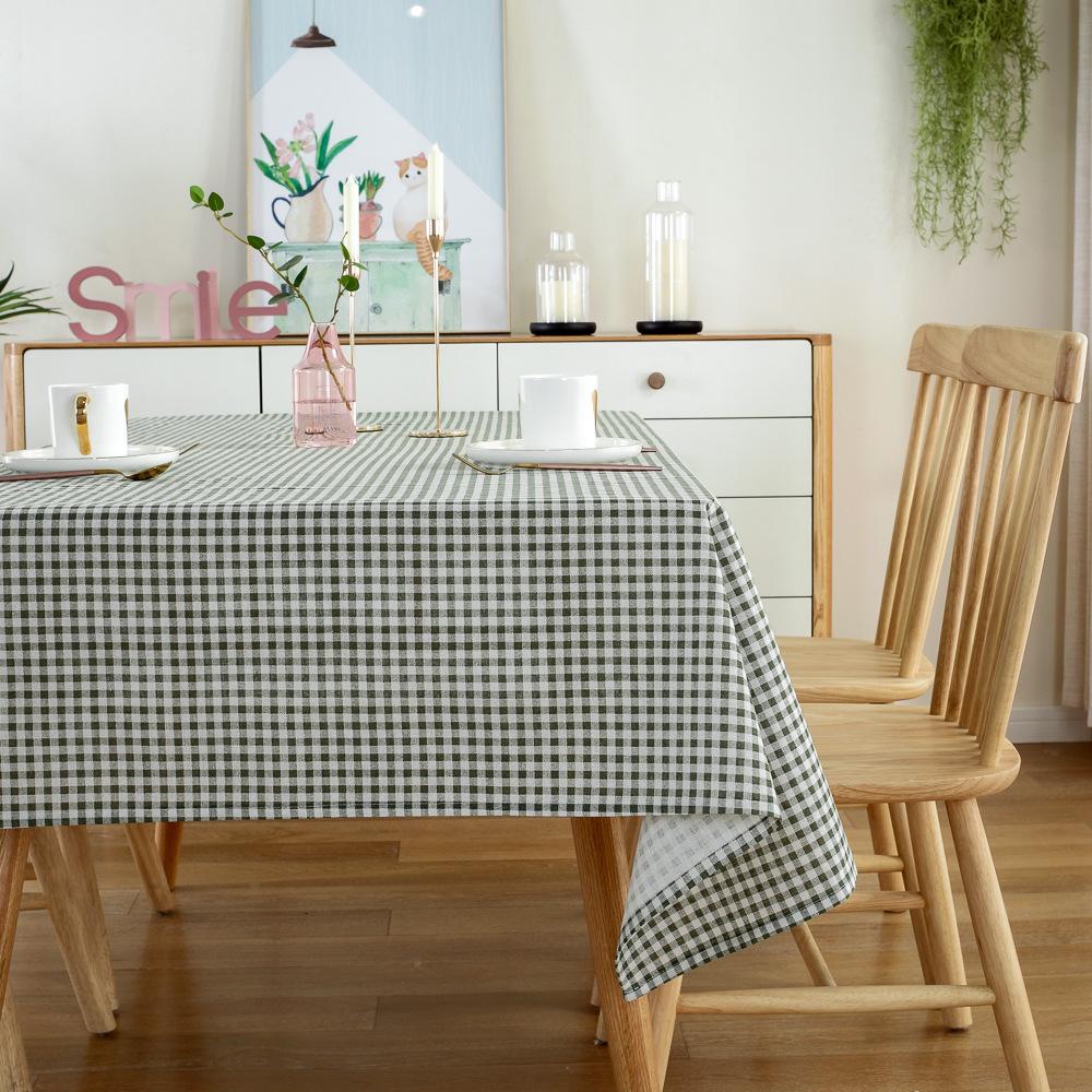 American Ins Small Plaid Tablecloth Coffee Table Cloth Tablecloth Table Picnic Cloth Pastoral Hotel Photo Fabric Manufacturer