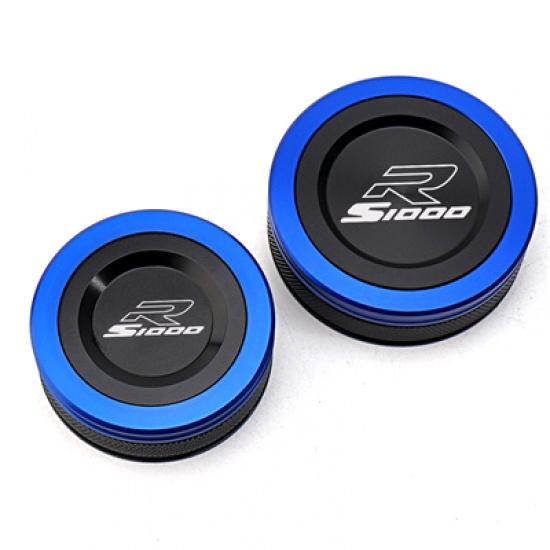 Für BMW S1000R S 1000 R 2015- (nicht für ) Motorrad CNC Vorder- und Hinterbremsflüssigkeitszylinder-Hauptbehälterabdeckung