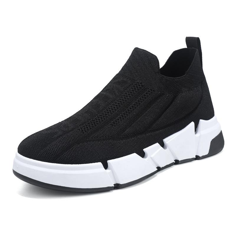 Spring New Men's Shoes Mesh Breathable and Light Men's Sports Shoes One Foot Lazy Shoes