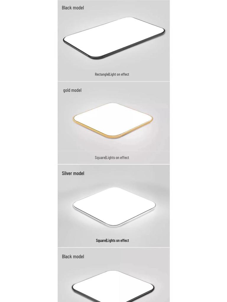 Upgrade 2025: Modern Minimalist LED Ceiling Light for Bedroom & Living Room