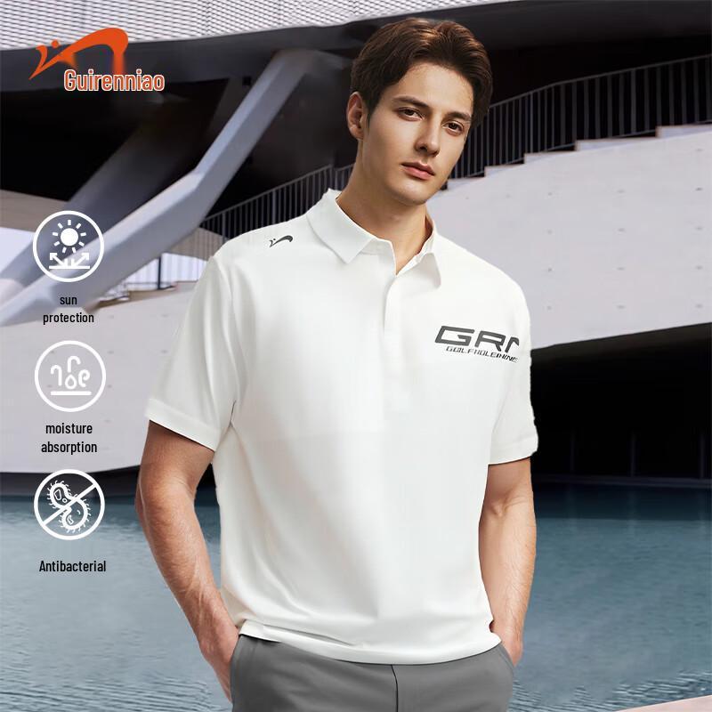 

Guirenniao Men s Short Sleeve Sport Polo T-Shirt M