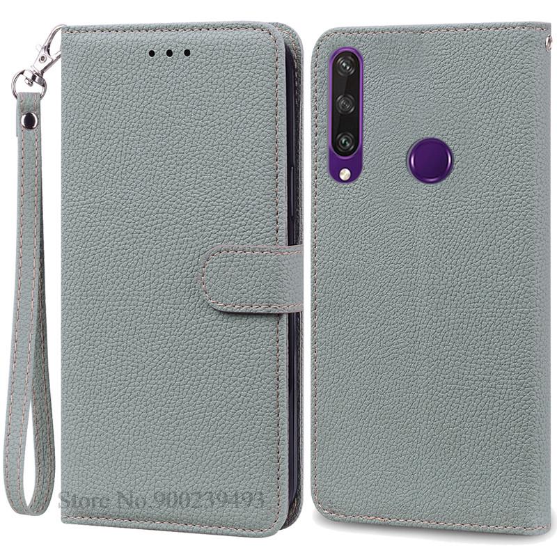 Pro pouzdro Huawei Y6P Kožené peněženkové vyklápěcí pouzdro Pro pouzdro Huawei Y6p MED-LX9N Měkký plný kryt Coque Fundas pro pouzdro Huawei Y6P