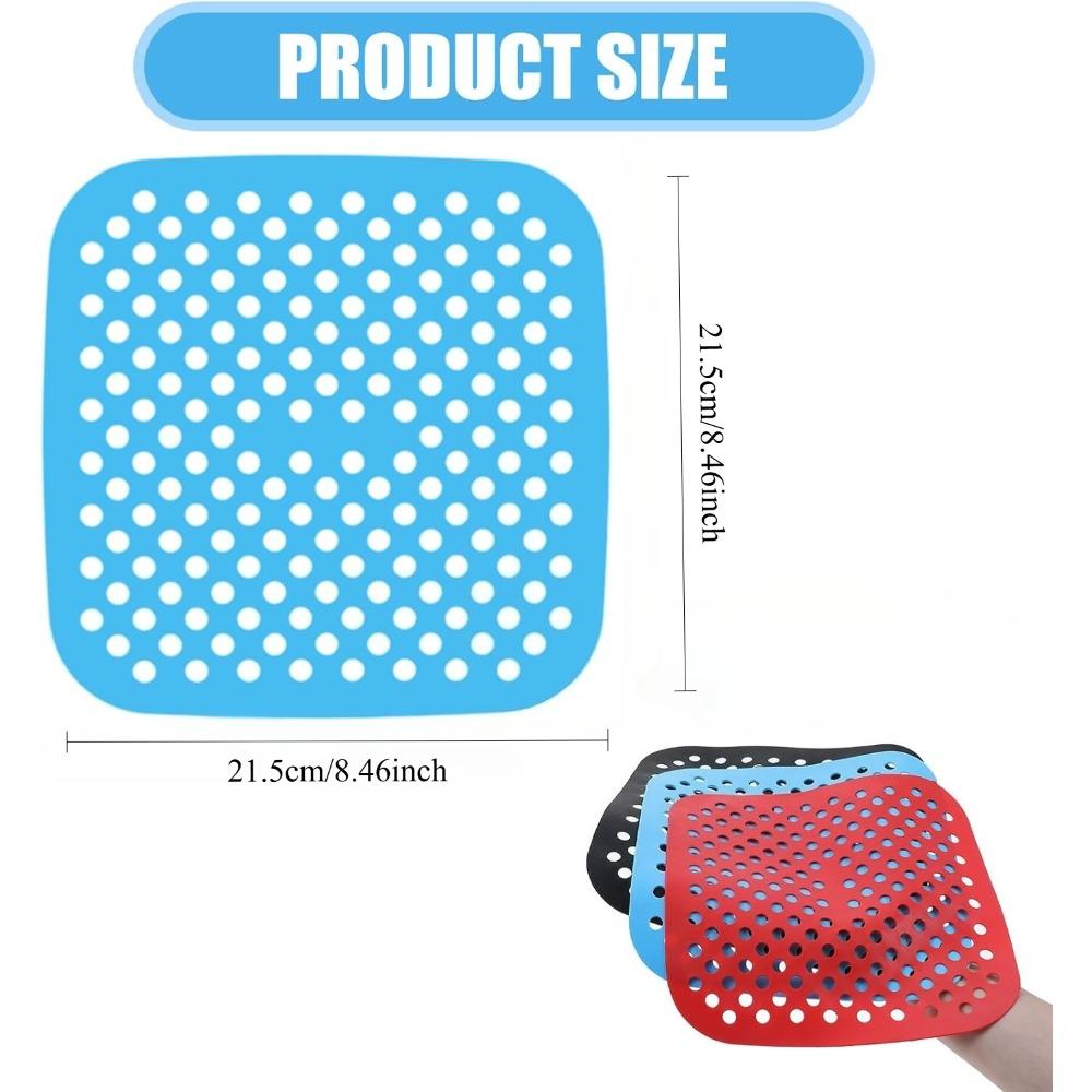 Reusable Air Fryer Liners Non Stick Heat Resistant Air Fryer Liners for Cooking Baking Easy to Clean Air Fryer Accessories