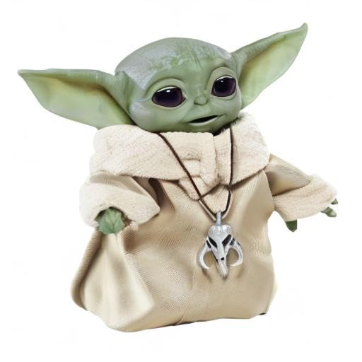 Hasbro Star Wars The Child Animatronic Edition Jucărie electrică mandaloriană care combină peste 25 de sunete și mișcări de la 4 ani în sus F1119 Produs autentic