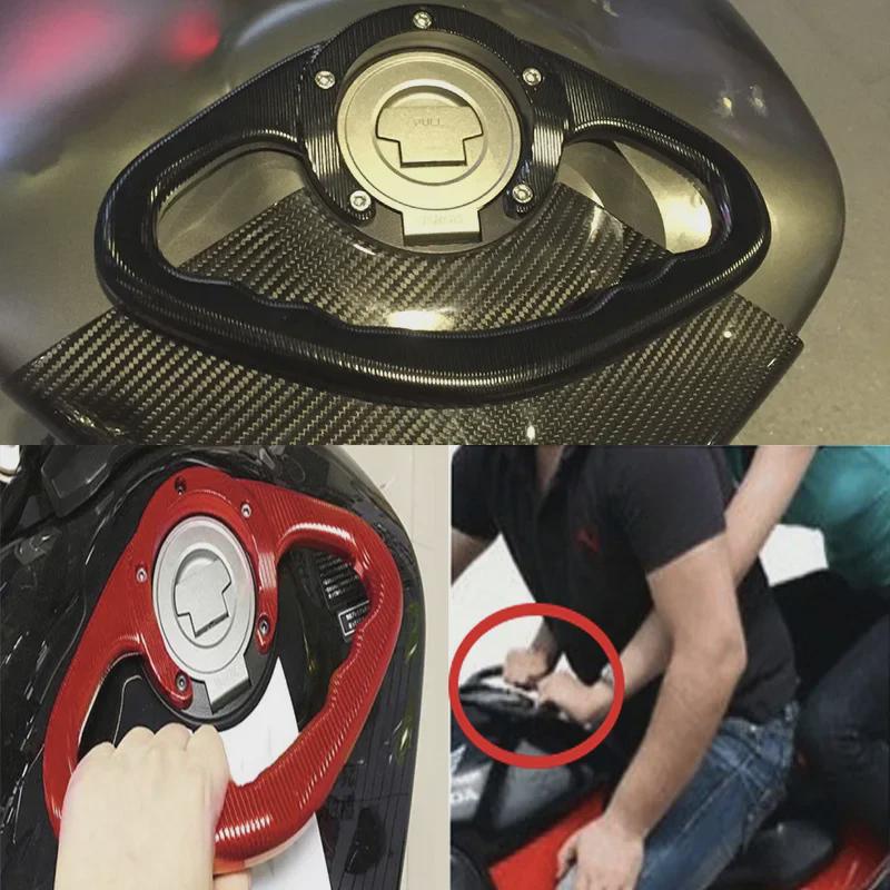 Mâner de pasager pentru motocicleta Honda, Kawasaki, Suzuki, Yamaha - Cotiera rezervor de combustibil pentru modificarea scaunului din spate