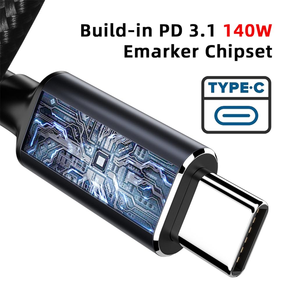 Cablecc Type C Input To DC 20V Output Power 100W 135W 140W 65W PD Charging Cable for Laptop USB-C 5.5 2.5mm