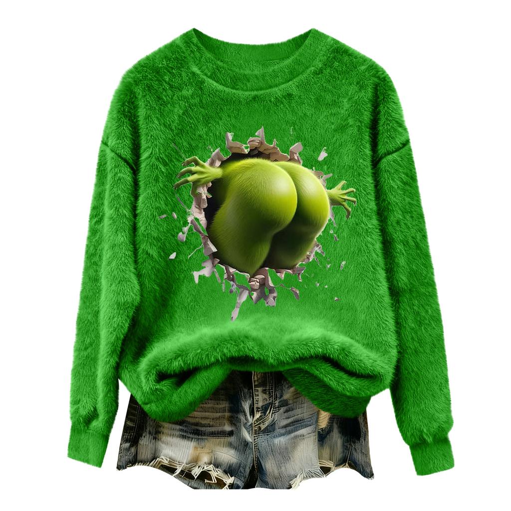 Women's Sweatshirt Long Sleeve  Casual Comfort Loose Lightweight Women's Sweatshirt