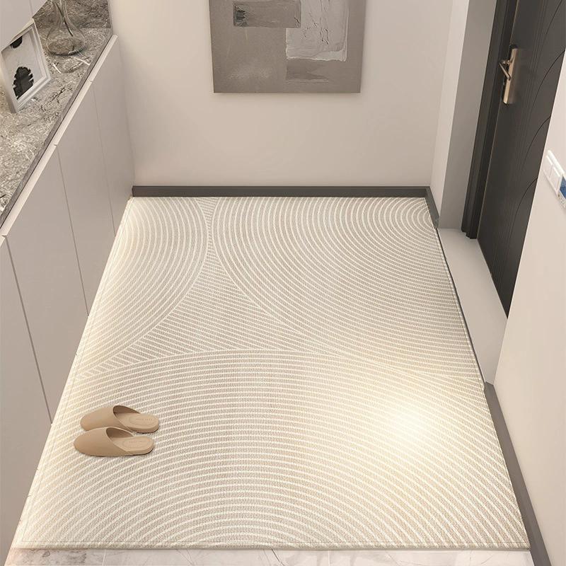 Home Doorway Rug Mat with Trim-to-Fit Design, Stain-Resistant & Anti-Slip - Practical Entryway Floor Carpet for Family Use