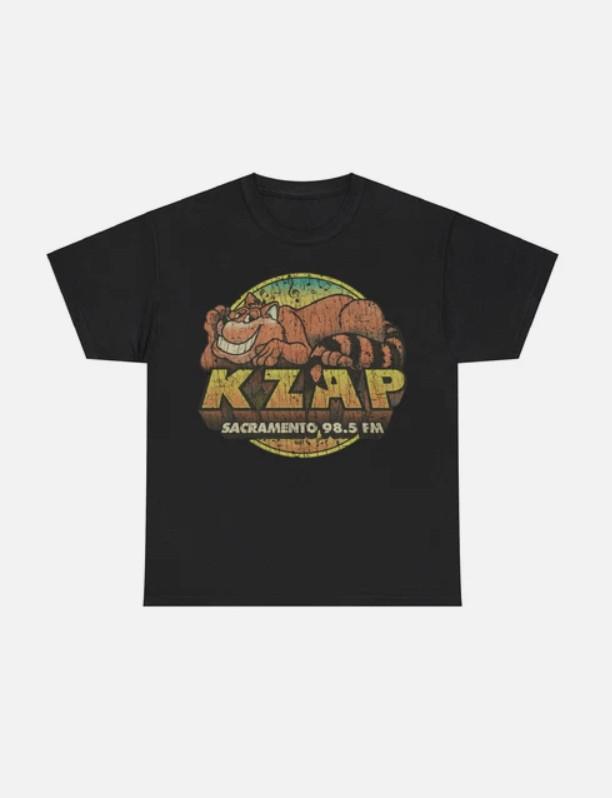 KZAP Sacramento 985 FM California Radio Station Tshirt Unisex T-Shirt XXXXL