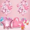 28Pcs Balloon Happy Birthday Party Decorations Confetti Balloons 18" Star Heart Foil Balloons Wedding Decorations Helium Ballons Girl Boy Baby Shower
