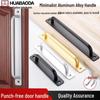 Aluminum Alloy No-Drill Handle for Wooden and Sliding Doors and Windows