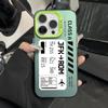iPhone15Pro Boarding Pass Mobile Phone Case for Apple 14/13/12/11/XsMax/Xr/X