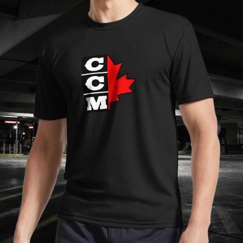 

CCM Retro Ice Hockey Logo 3 Active T-Shirt Funny Logo American Men s T-Shirt 3XL