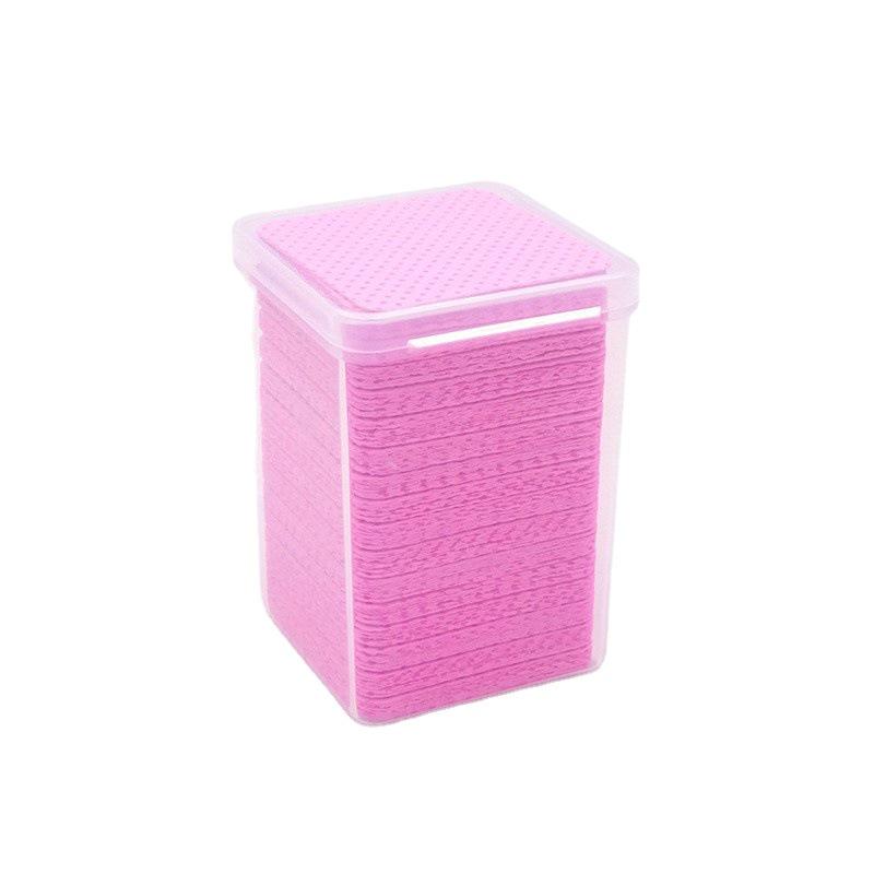 Lint-Free Eyelash Glue & Nail Polish Remover Pads - Anti-Clogging Wipes for Nail Art Tools