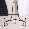 Black Sliver Iron Easel Display Stand Book Holder Photo Pedestal Bowl Dish Frame Picture Plate Rack Easel Crafts Bracket