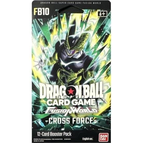 FB10 Dragon Ball Super Fusion World - Cross Force 1 Sleeve Booster Pack (12 pieces)