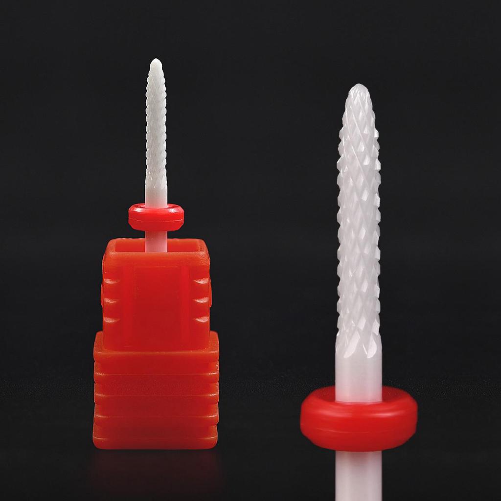 kads Ceramic Nail Drill Bits For Electric Manicure Drill & Accessory Milling Cutters for Machine Electric Nail File Bit