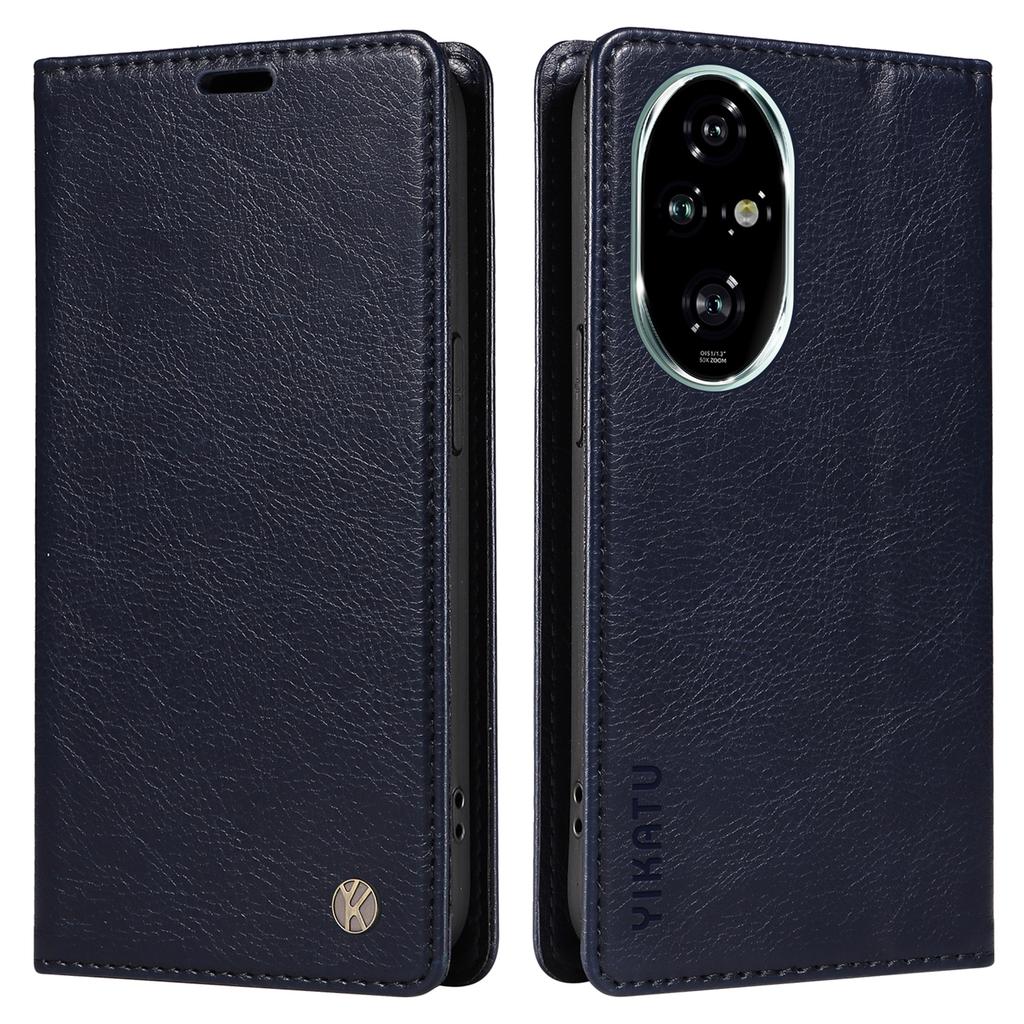 YIKATU YK-006 For Honor 200 Pro 5G Case Litchi Texture Leather Phone Cover with Wallet