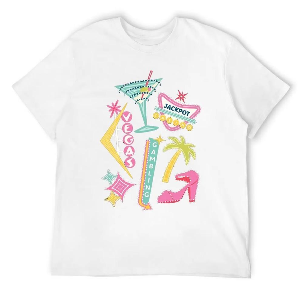 Viva Las Vegas For Sale T-shirt Round Neck Sports Top Tee Top Quality Home Funny Novelty Eur Size