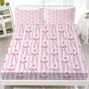 Bowknot Personalized Fitted Sheet Set Bowknot Personalized Bedding Set Comfortable Skin Friendly Cute Style 120x220cm