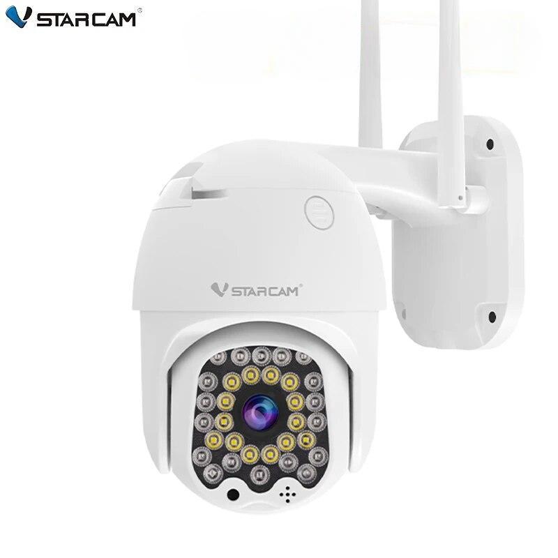 

Vstarcam EU 3MP Wi-Fi PTZ-камера Зовнішня швидкісна купольна камера AI Detect спостереження, нічне бачення, відеоспостереження, двостороння аудіобезпека, IP-камера WiFi Camera