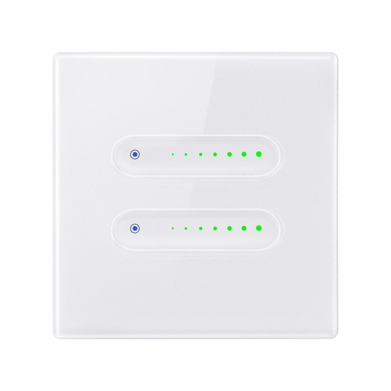 

A95I-Tuya Wifi Dimmer Switch EU Glass Panel Touch Light Controller APP Remote Control Work For Alexa Google Home