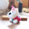 Dog Highland West Plush Keychain Backpack Decor Pendant Gift For Girls Children