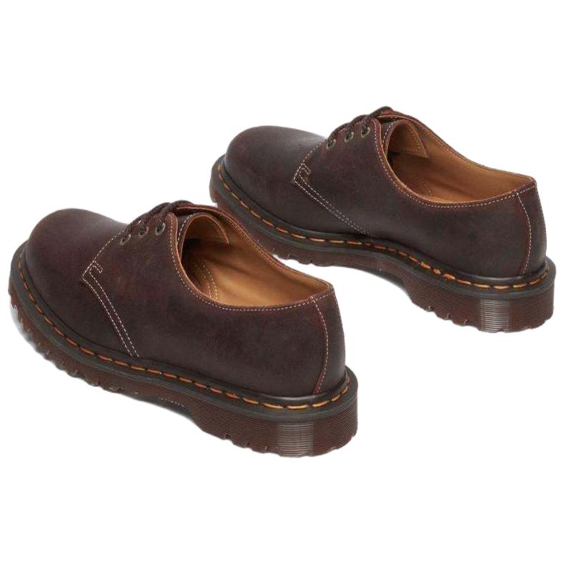 Dr. Martens 1461 Leather Fashion Round Toe Low Top Casual Shoes Men Casual Shoes Brown 31861749