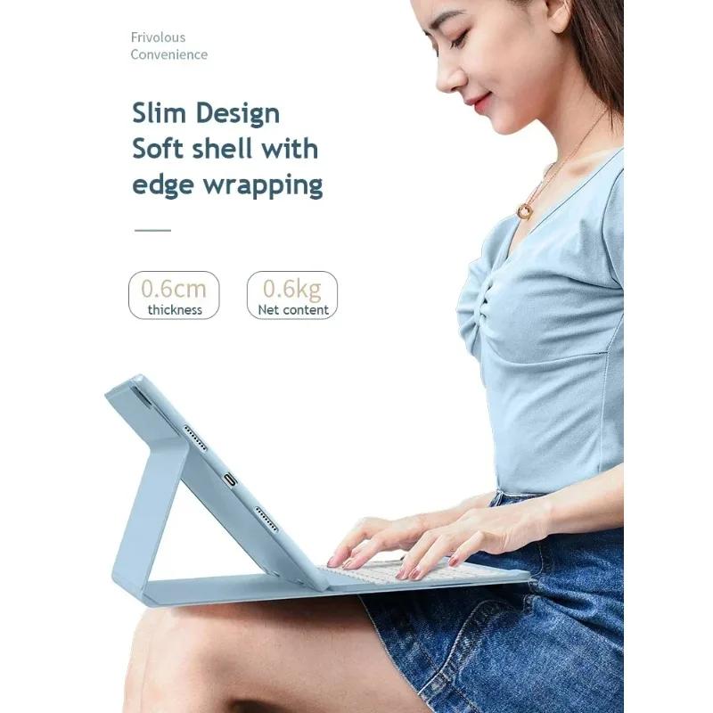 For New Xiaomi Redmi Pad 2 11 Inch 2025 Bluetooth Keyboard Case for Mi Redmi Pad 2 2025 Touch Keyboard Cover Funda