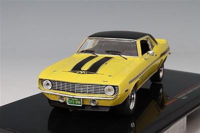 Ixo Maßstab Chevrolet Camaro Yenko SYC 1969 Gelb 1/43