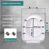 Abattant WC épais universel - Vintage, protection UV, accessoires ménagers