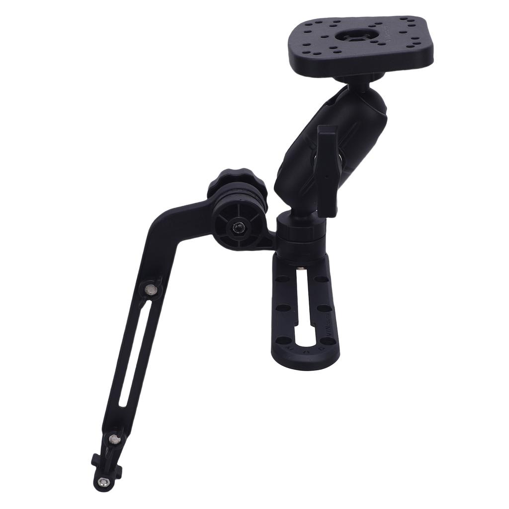 Marine Electronic Mount 1.5in Ball Base Fish Finder Mounting Plate with Adjustable Arm Replacement for Scotty
