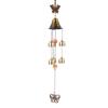 Retro Metal Wind Chime 6 Bells Vintage Butterfly for Outdoor Garden Patio Home Decor