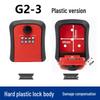 Temporary Key Storage Box for Construction Sites and Dorms with Anti-Theft Lock and Peephole