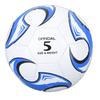 Size 5 Soccer Ball PVC for Competitions Training Exams Official Indoor Outdoor Play Blue