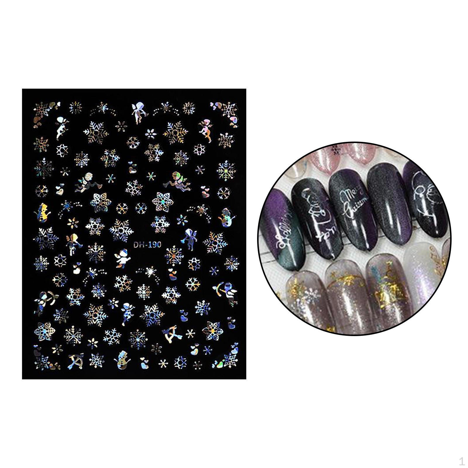 Decals Designs Manicure Nail Sheets DH-190 Silver