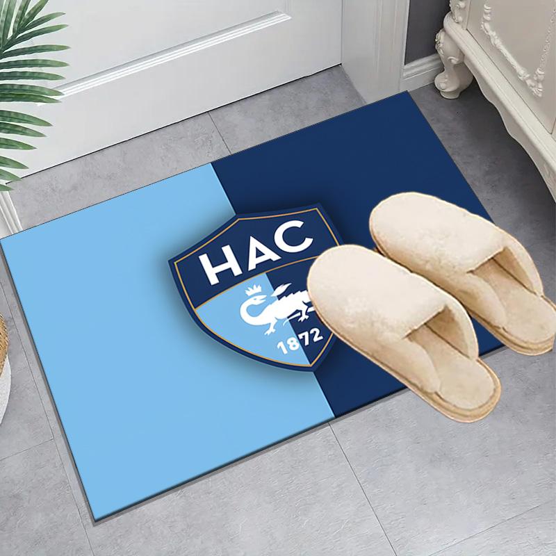 1PC Le Havre Crest Heritage Floor Mat for Living Room, Game Rooms, Office, Bedroom, Office Floor Mat Playful Design, Christmas fan gifts