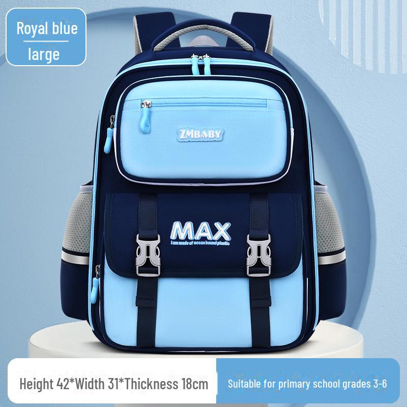 Sesame Baby British Style Boys Backpack for Grades 1-6