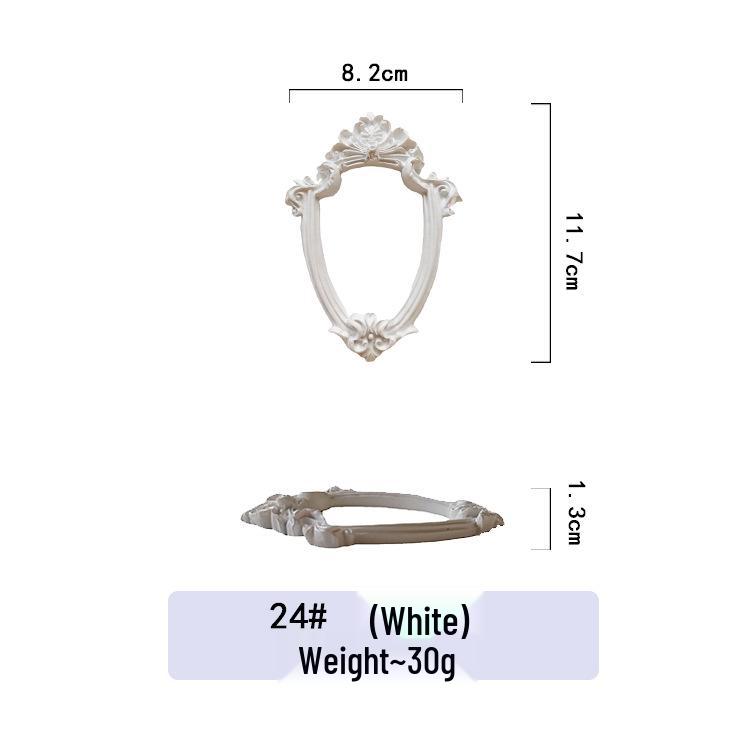 Mini Gold European Style Photo Frame for Still Life & Nail Art Props