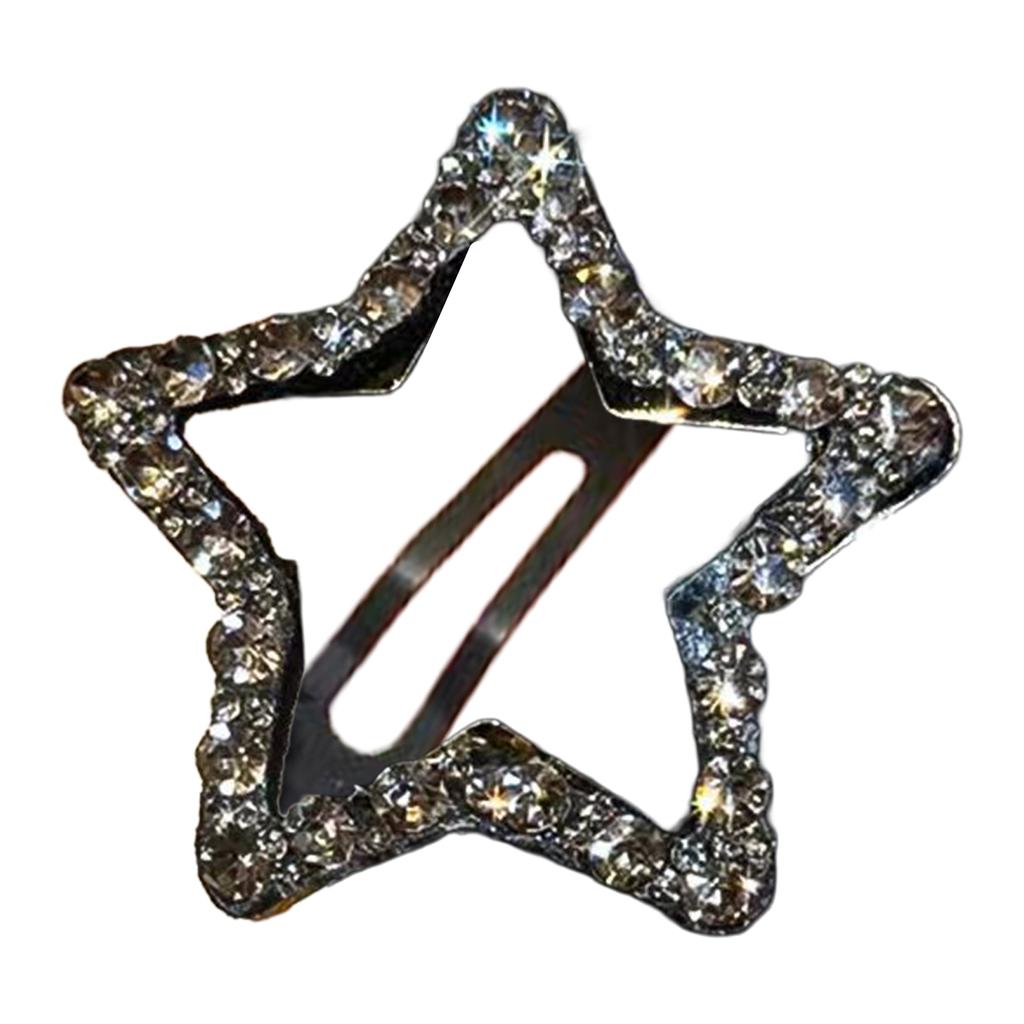 Hair Clips with Rhinestone Setting Non-slip Versatile Side Hair Clips Headwear for Dress Hairstyle Tools for Wedding Party